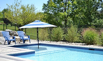Sunshelf w/ umbrella sleeve