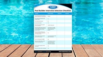 Pool Builder Checklist