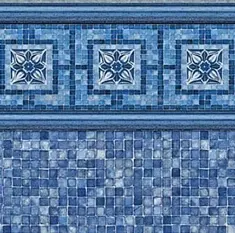 Vintage / Blue Mosaic