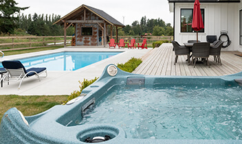 Pool + Portable Spa